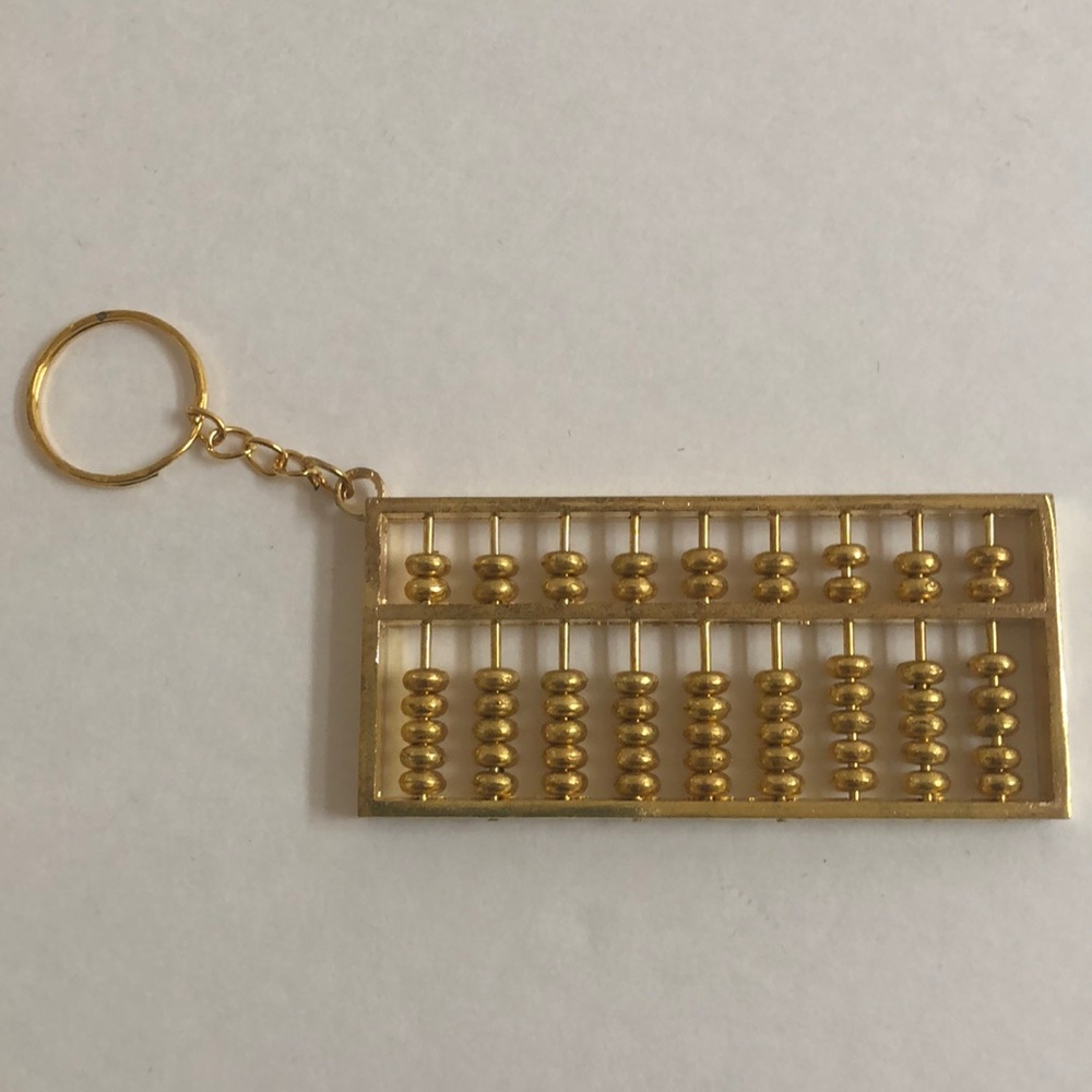 Chinese Abacus Keychain